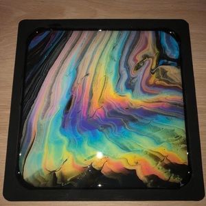 Decorative, Rolling Tray, Key & Makeup Holder